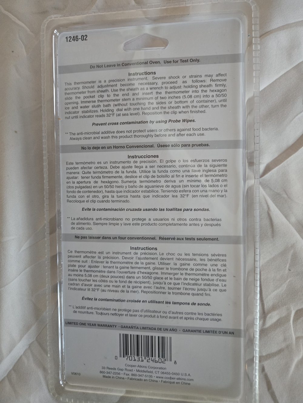 Red Instant Read Thermometer - Fast Accurate Readings - Picture 4 of 5